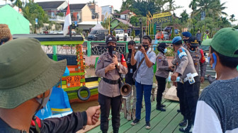 Cegah Penularan Covid-19, Polda Jambi Beri Penyuluhan kepada Masyarakat