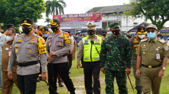 Kapolda Jambi Pimpin Apel Pasukan Operasi Lilin Siginjai Tahun 2020