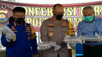 Polisi Gerebek Gudang Penampungan Benih Lobster