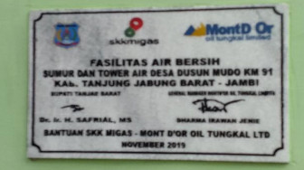 Peduli Warga Sekitar, SKK Migas - MontD’Or Bantu Solusi Air Bersih dan Pembangunan Madrasah