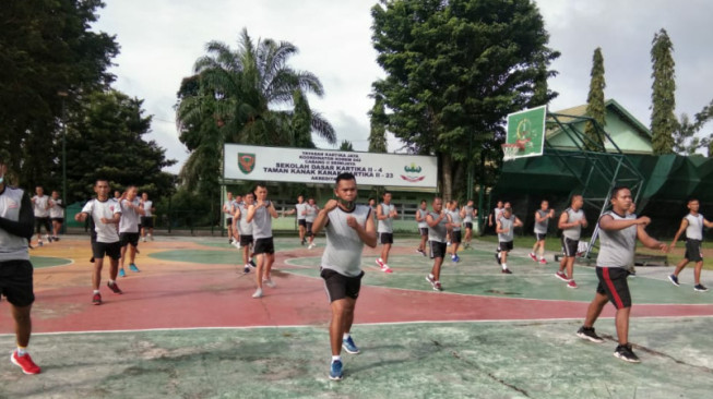 Prajurit Korem 042/Gapu, Wajib Latihan Beladiri Militer
