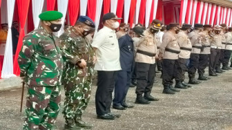 Danrem 042/Gapu Hadiri Pengukuhan Batalyon C Pelopor Sat Brimob Polda Jambi