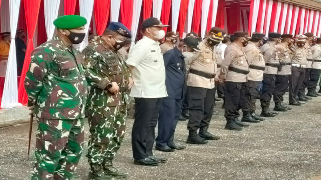 Danrem 042/Gapu Hadiri Pengukuhan Batalyon C Pelopor Sat Brimob Polda Jambi