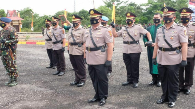 Kapolda Jambi Pimpin Sertijab Lima Pejabat Utama Polda Jambi