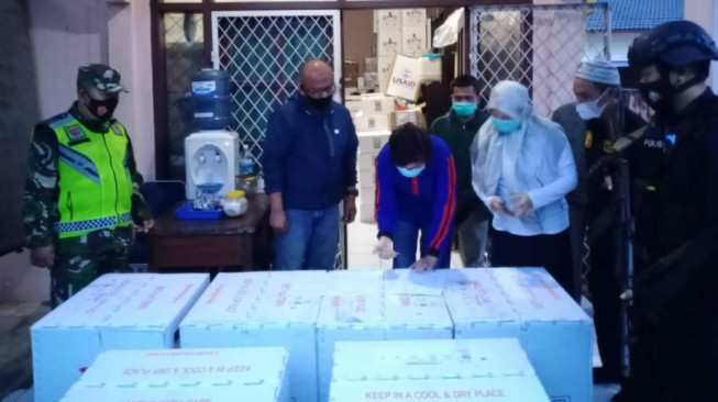 Satgas Aman Nusa Polda Jambi Kembali Kawal Kedatangan Vaksin Sinovac Tahap II