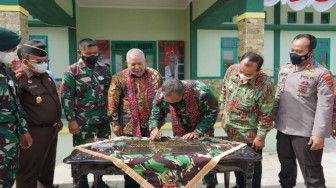 Danrem 042 Gapu Resmikan Kantor Koramil 419-03/Tungkal Ilir