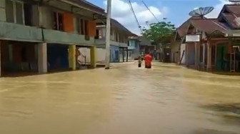 Ratusan Rumah di Bungo Terendam Banjir