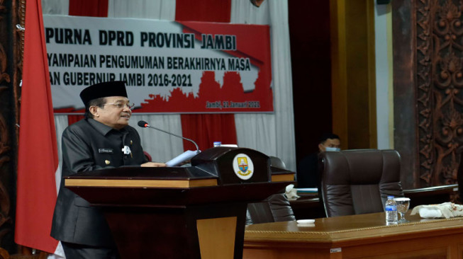 Jabatan Gubernur Segera Berakhir, Fachrori Umar Pamitan