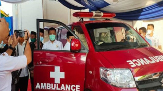 Hasbi Anshory Bangga, Bank Jambi Kasih Bantuan Ambulan Gratis