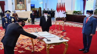 Presiden Lantik Listyo Sigit Prabowo Sebagai Kapolri
