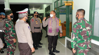 Kapolda Jambi Sambangi Markas Kompi Senapan B Yonif Raider 142/KJ
