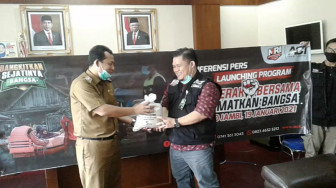 Wabup BBS Bersama Tim ACT Jambi Ajak Masyarakat Peduli Korban Gempa Majene