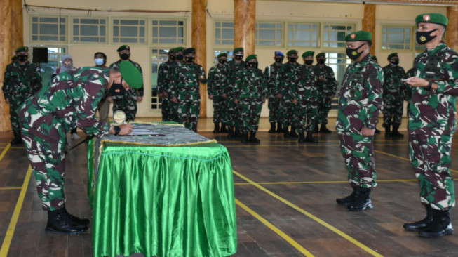Arianto Maskare Subagio Dandim Bute, Widi Rahman Jadi Dandenma Divif 1 Kostrad