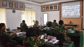 Danrem 042/Gapu Pimpin Rakor Penegakan PPKM untuk Pemulihan Ekonomi di Provinsi Jambi