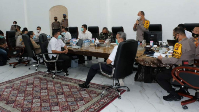 Kapolda Jambi Pimpin Rakor Penanganan Karhutla