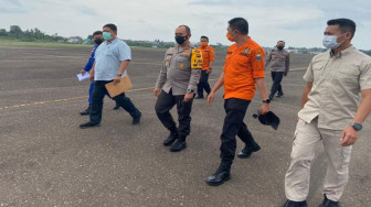 Kapolda Jambi Pantau Potensi Karhutla Gunakan Helikopter