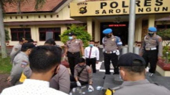 Tim Gabungan Polda Jambi Sidak, Tes Urine Personel di Tiga Wilayah Hukum Polres