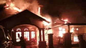 Tiga Rumah di Muara Semerah Mudik Ludes Terbakar