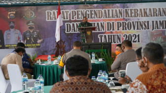 Danrem 042/Gapu Minta Perusahaan Tegas dalam Penanganan Karhutla