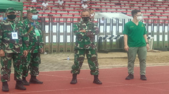Danrem 042/Gapu Pantau Tes Kesamaptaan Jasmani Calon Tamtama PK TNI-AD Gelombang l TA 2021