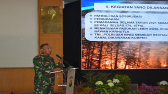 Danrem 042/Gapu : Lakukan Penanganan Karhutla Dengan Serius dan Rasional