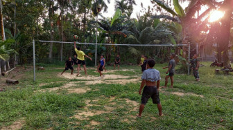 Wajib Olahraga Sebelum Kegiatan TMMD Dilaksanakan