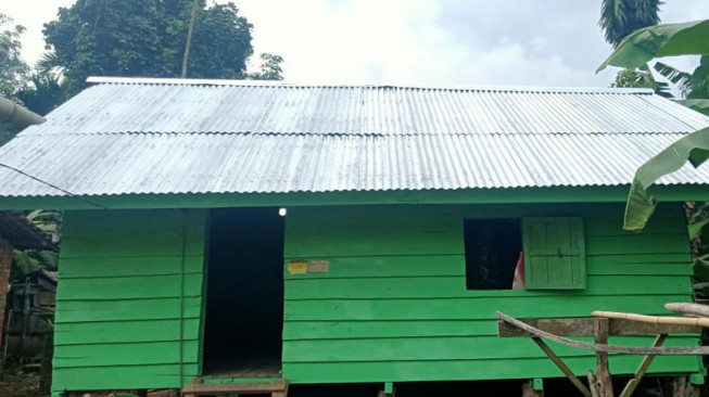 Bedah Rumah di Desa Sungaiterap Selesai 100 Persen