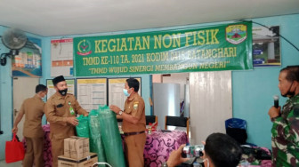 Kementerian Agama Bantu Desa Sungaiterap melalui TMMD 110