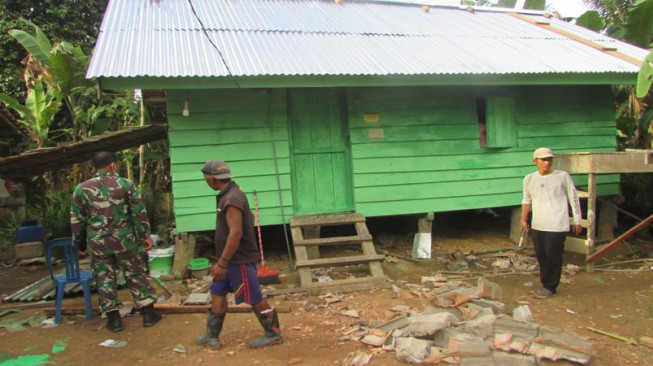 Bedah Rumah Heri Sudah 40 Persen