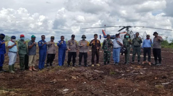 Kapolda Jambi Tinjau Pembuatan Sekat Kanal di Desa Kumpeh