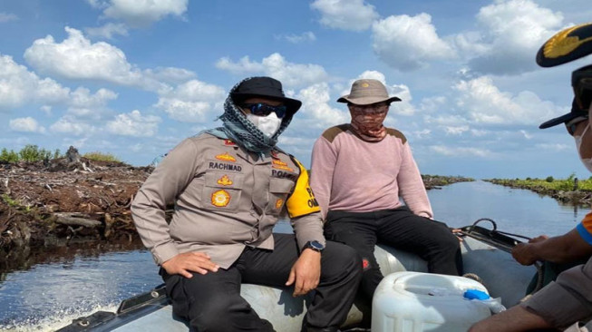 Cegah Karhutla, Kapolda Jambi Kembali Tinjau Revitaliasi Kanal di Kumpeh