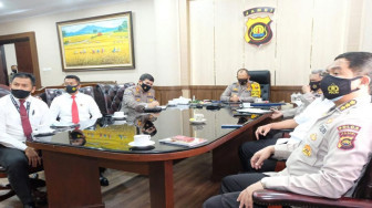 Kapolda Jambi Ikuti Rakor Virtual Stakeholder Even-MICE Indonesia