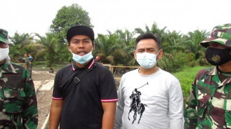 Finishing Pembangunan Jalan Sungaiterap Tergantung Cuaca