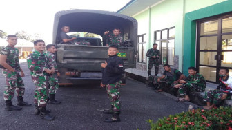 Usai TMMD, Pasukan Yonzipur 2/SG Kembali ke Markas