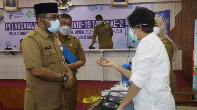 200 Tokoh Agama Terima Vaksin dari Pemprov Jambi