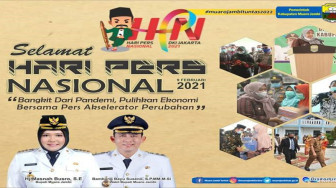 Peringati HPN 2021, Bupati Muaro Jambi Gandeng Sinergi Bersama Media Massa