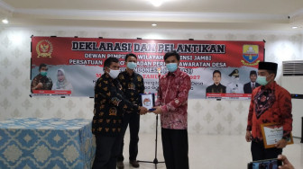 Mas Edi Purwanto Dinobatkan sebagai Bapak BPD Provinsi Jambi