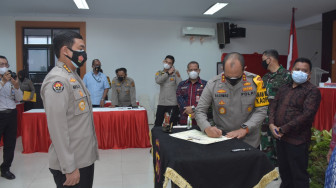 Kapolda Jambi Canangkan Zona Integritas WIlayah Bebas Korupsi dan Birokrasi Bersih