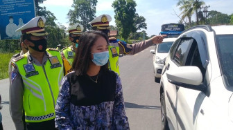 Penyekatan Larangan Mudik di Jambi, Belum Ada Warga Dikandangkan
