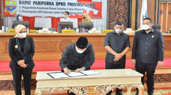 DPRD Provinsi Jambi Sahkan Ranperda Penyelenggaraan Cadangan Pangan