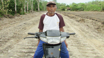 Sejak Ada Jalan TMMD Warga ke Kebun Naik Motor