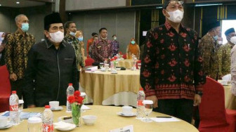 Wabup Hairan Hadiri Rakor Kependudukan Provinsi Jambi 2021