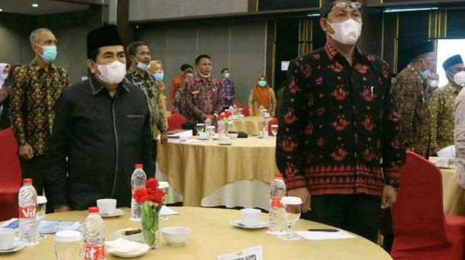 Wabup Hairan Hadiri Rakor Kependudukan Provinsi Jambi 2021
