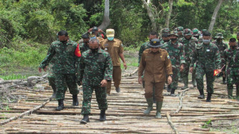 Warga Sungaiterap dan Sungaigelam Sepakat Jalan TMMD