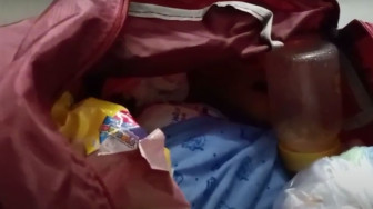 Jasad Bayi dalam Tas Diperkirakan Berumur Satu Bulan