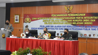 Korem Garuda Putih Dukung Zona Integritas Bebas Korupsi dan Birokrasi Bersih