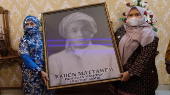 Masnah Busro Terima Kunjungan Keluarga Raden Mattaher