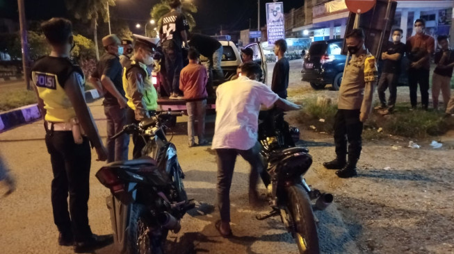 Resahkan Warga Merangin, Polisi Angkut Puluhan Motor