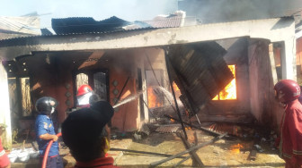 Rumah di Bagan Pete Diduga Tempat Penampung BBM Hangus Terbakar