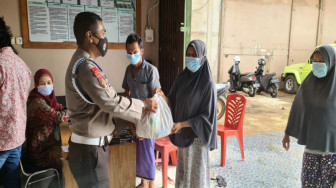 Peduli Masyarakat Terdampak Covid-19, Koperasi Nalo Tantan Bagikan Sembako Gratis